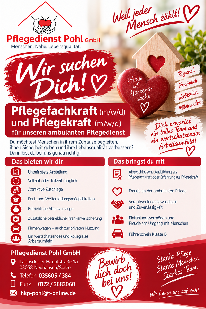 Imagebild: Pflegedienst Pohl GmbH