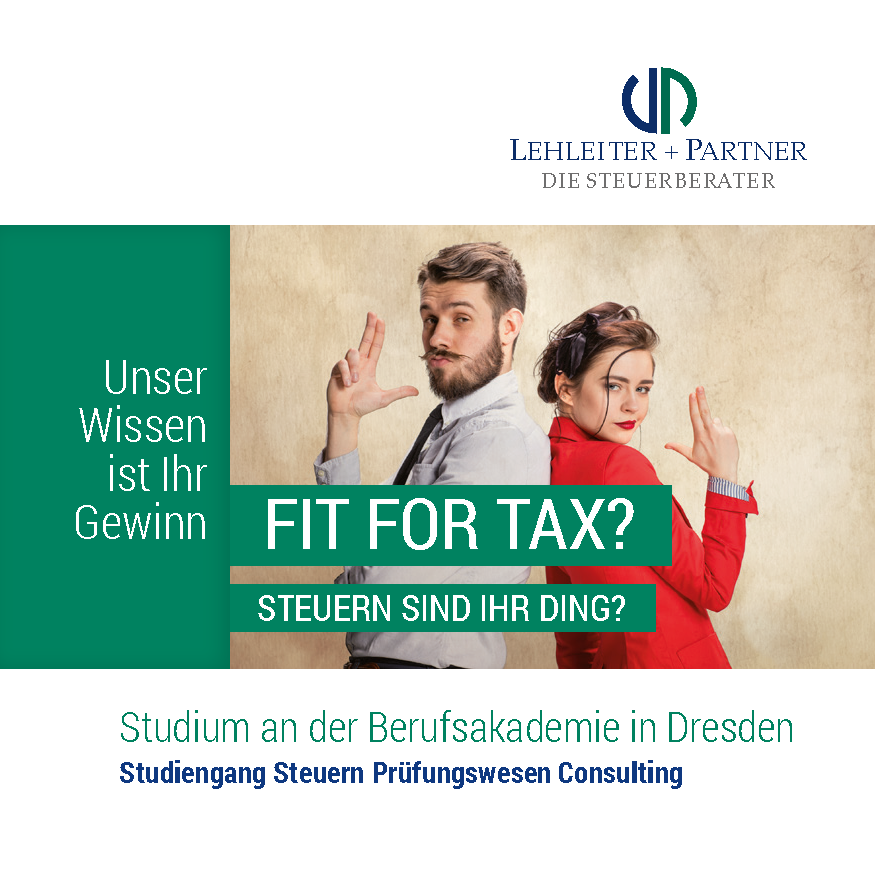 Bild zur Stelle Wir suchen pfiffige BA-Studenten  (w/m/d) - Fachrichtung Steuern 2026